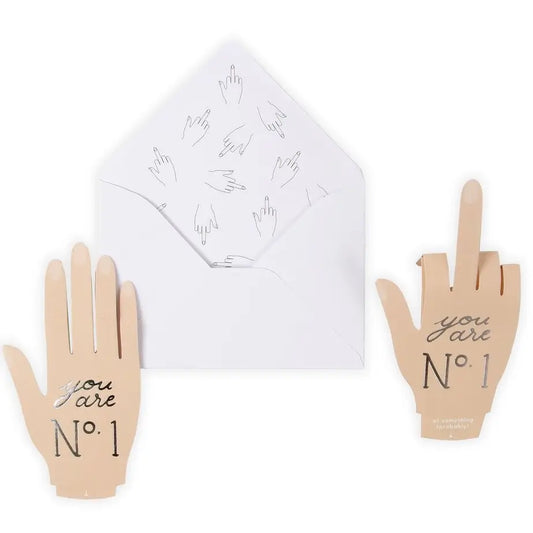 Number One Pop-Up Card