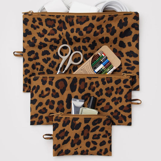 Flat Pouch Set - Leopard