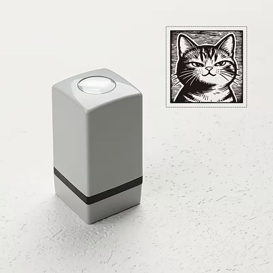 Stamp - Angry Cat