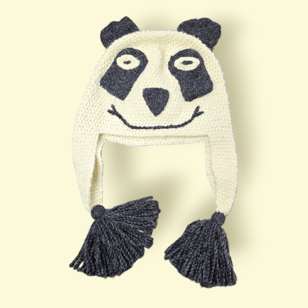 Animal Knit Hat - Panda