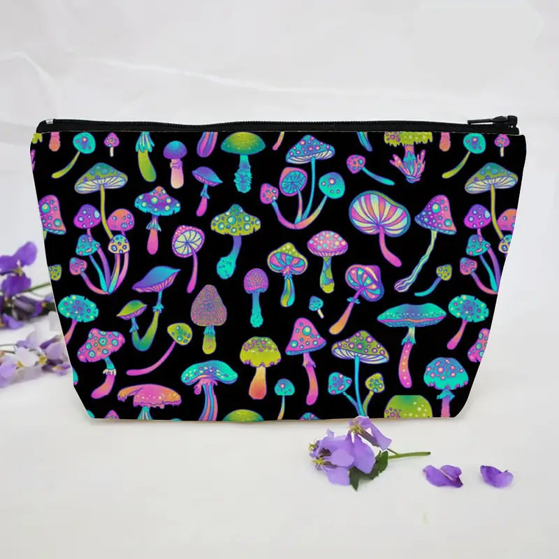 FASHION ACCESSORIES - Makeup Pouch - Mushroom Psychedelic