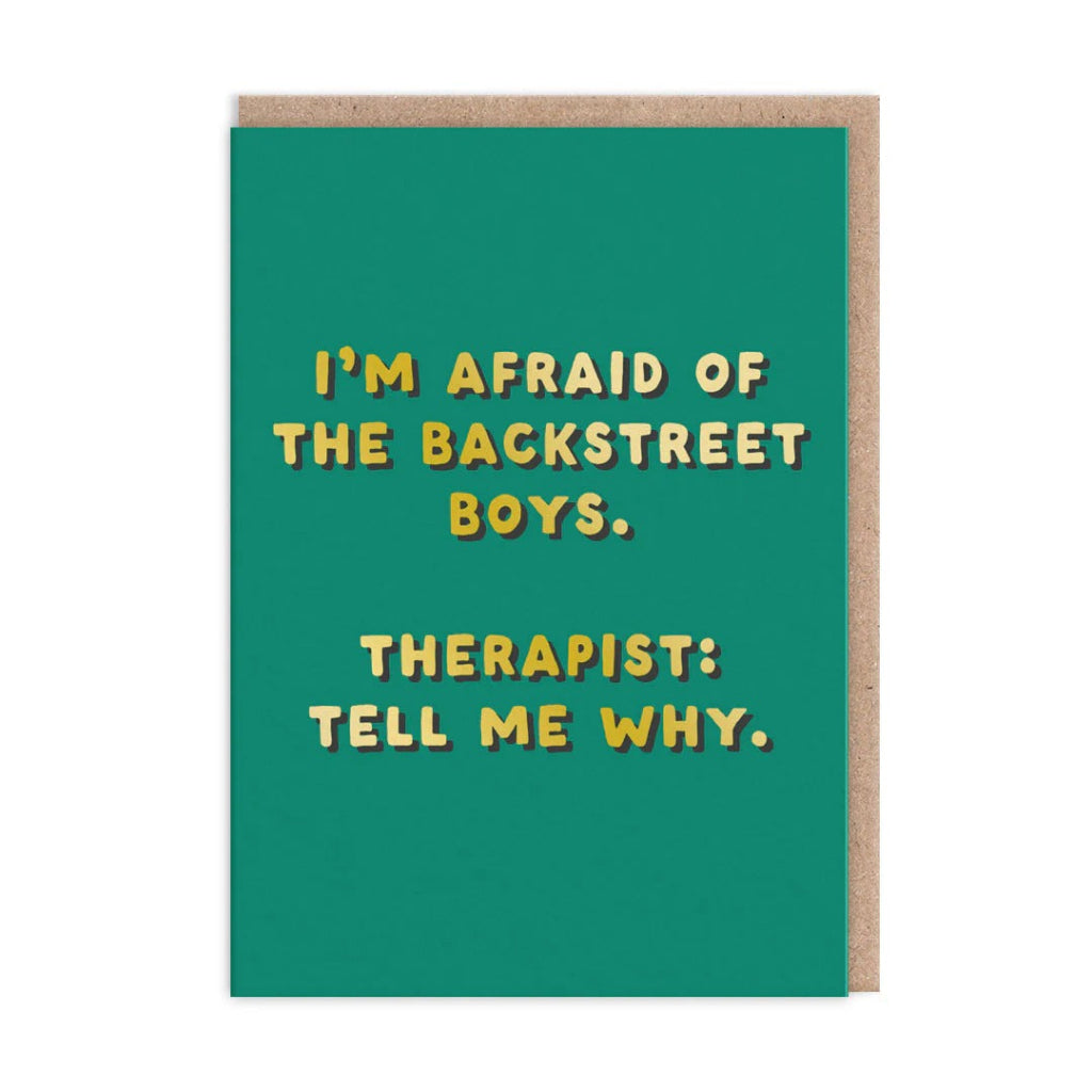 Ohh Deer Card - Backstreet Boys
