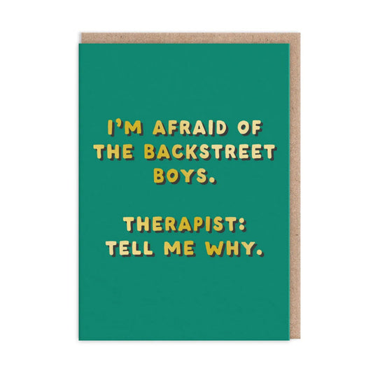 Ohh Deer Card - Backstreet Boys