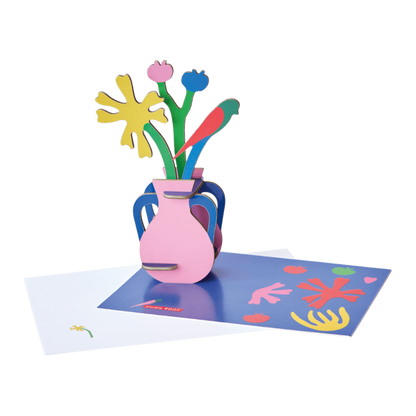 Pop Out Card - Matisse Paper Bloom