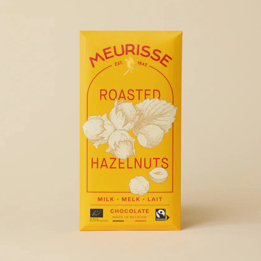 Meurisse - Milk Chocolate with Roasted Hazelnut Chocolate