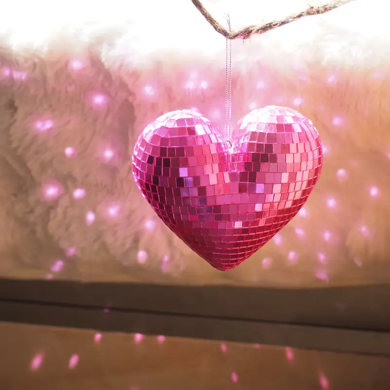 Pink Disco Heart