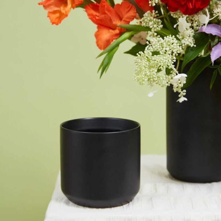 PLANTERS - Kendall Pot - 4.75" (Black)