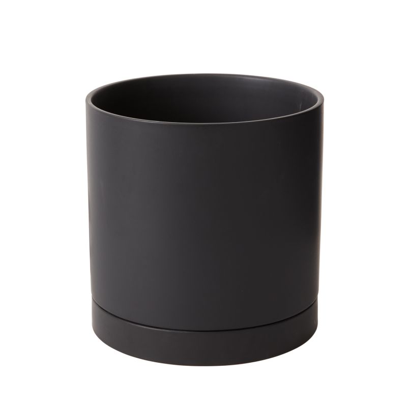 PLANTERS - ROMEY PLANTER - 10" - BLACK