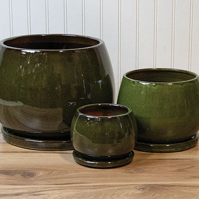 Tondo Planter - Green