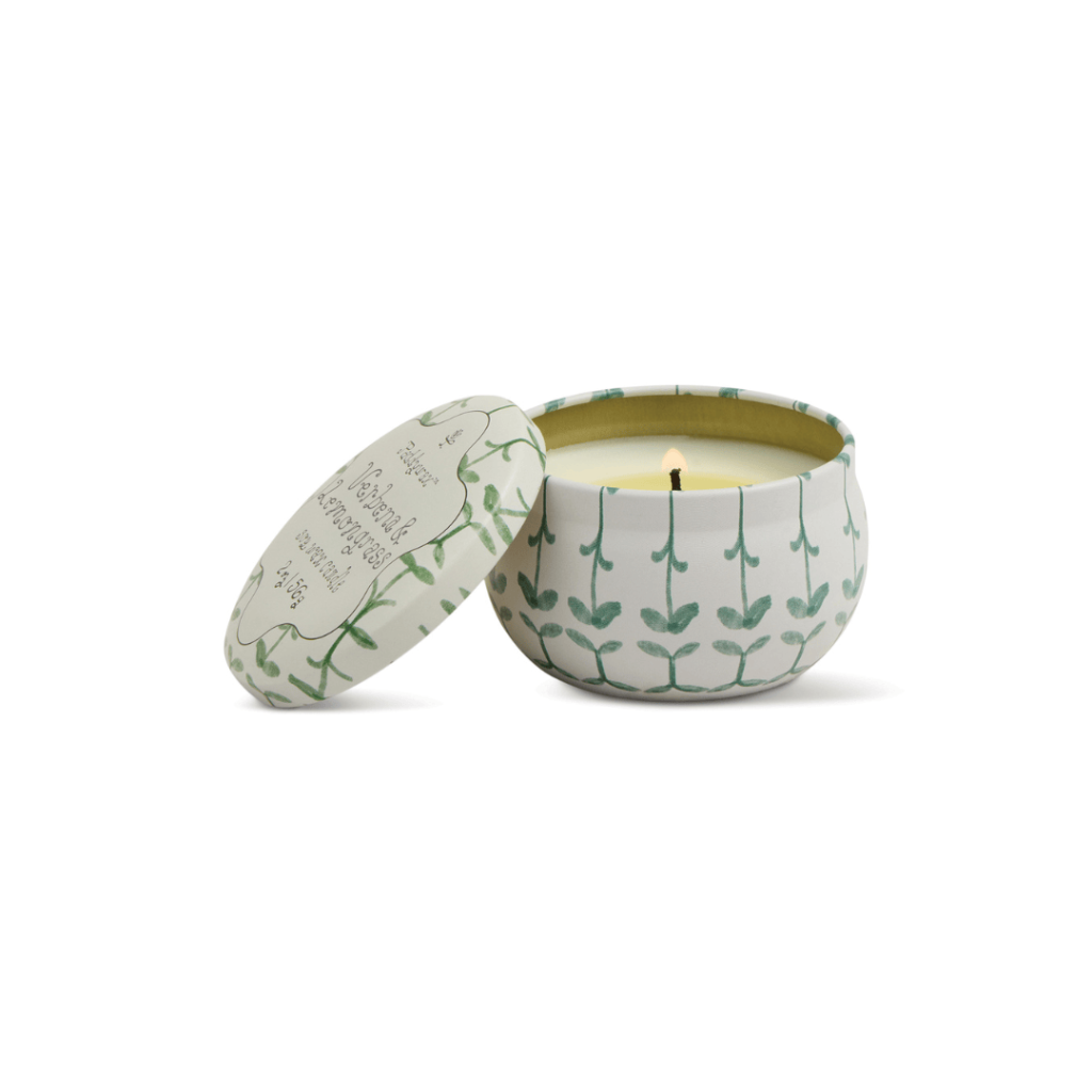 Tulip Tin Candle - Veberna & Lemongrass