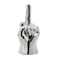 COOL SH*T - MIDDLE FINGER - SILVER