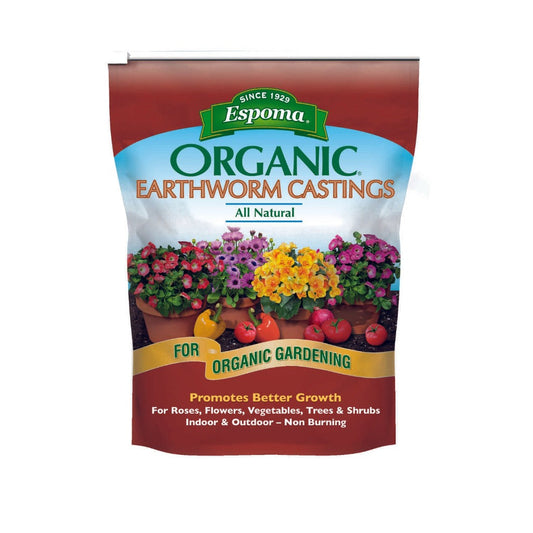 PLANT SUPPLIES - ESPOMA EARTHWORM CASTINGS - 4 QT